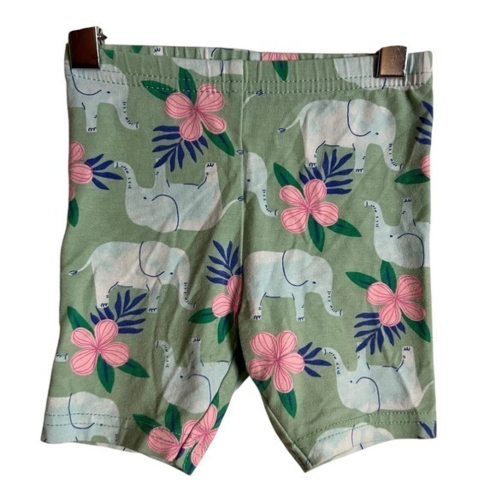 Carters Jade Elephant hibiscus Shorts size 12